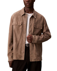 Calvin Klein Calvin Klein Suede Shirt Jacket