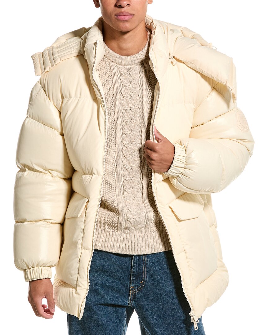 Moncler Coat Regular L White