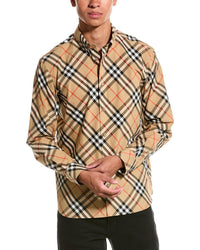 Burberry Check Shirt Beige