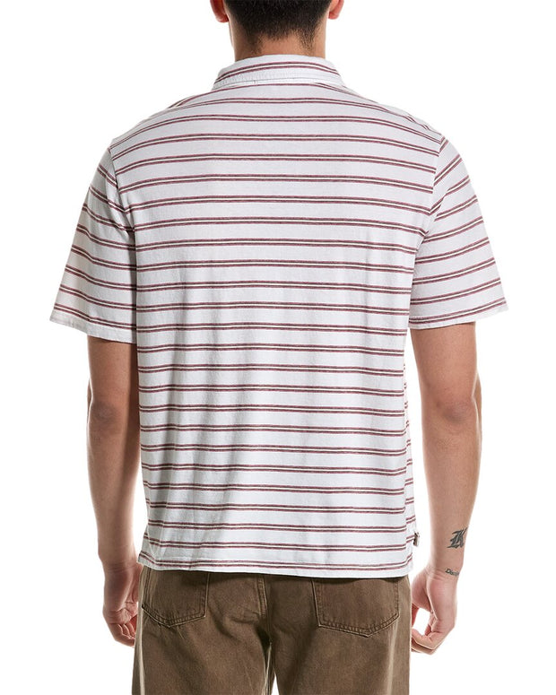 Save Khaki United Stripe Polo Shirt