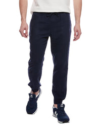 Tahari Drawstring Linen-Blend Jogger Pant
