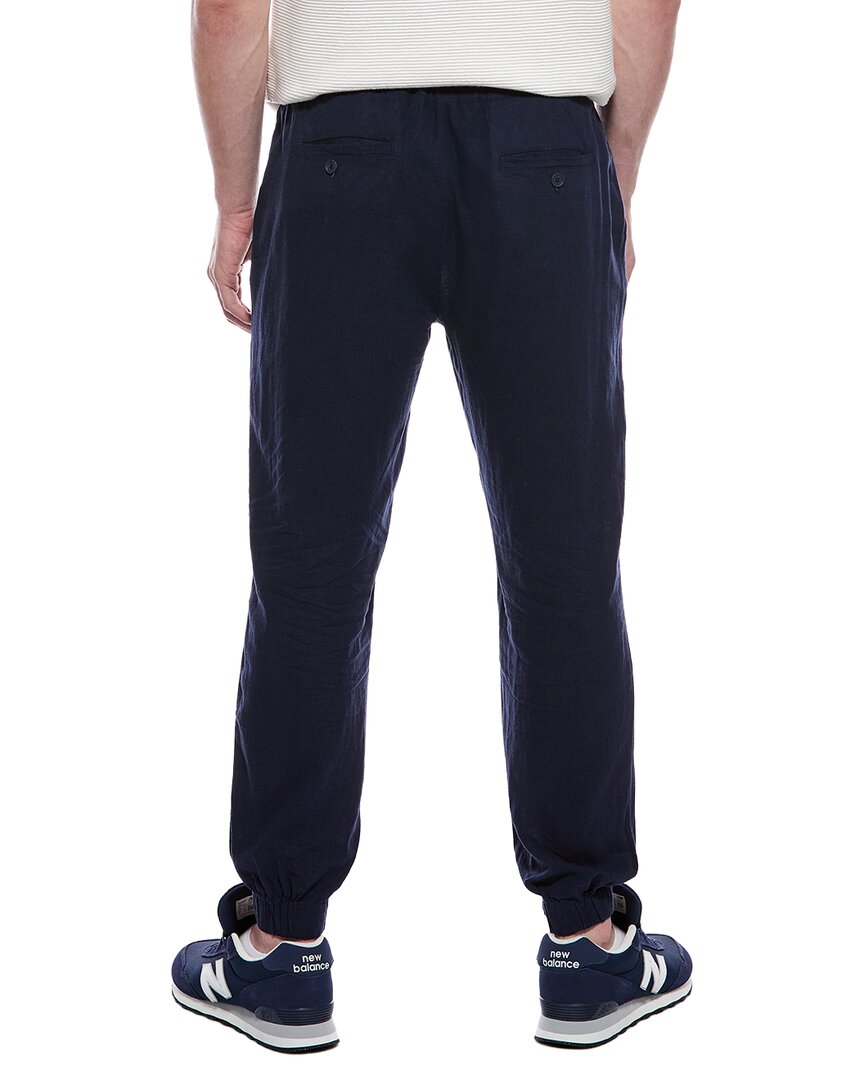 Tahari Drawstring Linen-Blend Jogger Pant