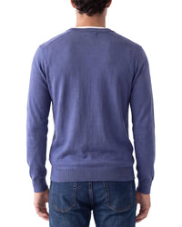 Raffi Jersey Silk & Linen-Blend V-Neck Sweater