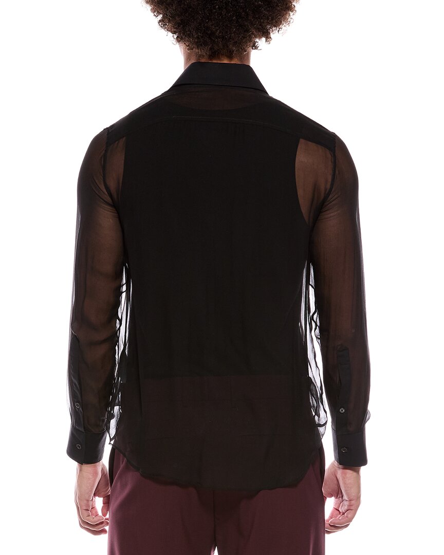 Valentino Camicia Sheer Silk Shirt