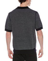 Vince Birdseye Wool-Blend Polo Shirt