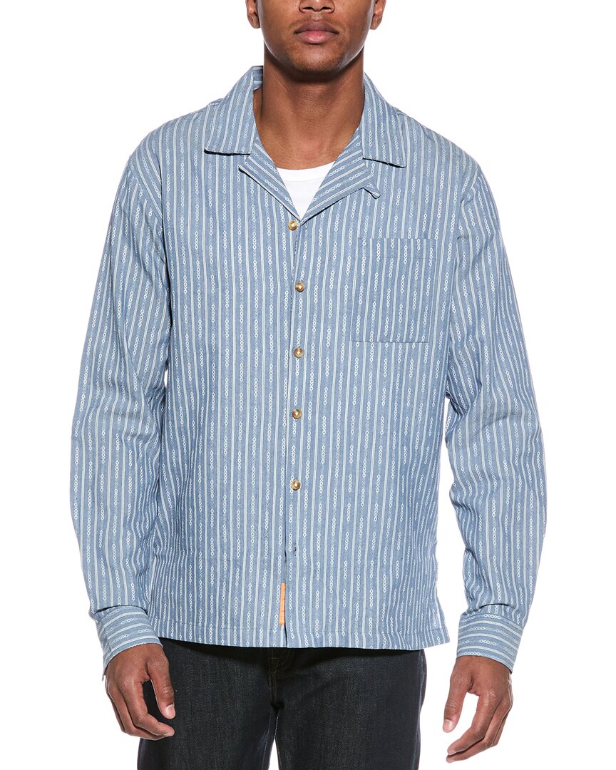 Sovereign Code Voyage Woven Shirt Blue
