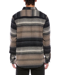 Weatherproof Vintage Horizontal Stripe Brushed Overshirt