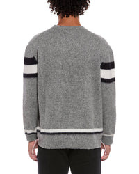 SLOWEAR Slowear Virgin Wool Stripe Crewneck Sweater
