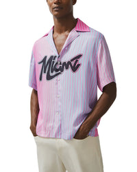 Reiss Miami Palm Shirt