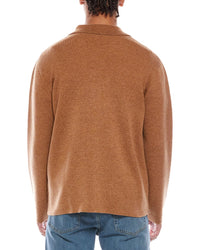 Brodie Cashmere Classic Wool & Cashmere-Blend Sweater Shirt