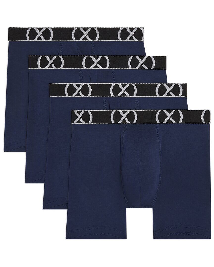 2(X)Ist (X) 4Pk Boxer Brief Blue