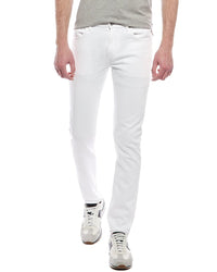 7 For All Mankind Slimmy Tapered White Modern Slim Jean White