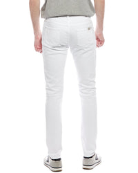 7 For All Mankind Slimmy Tapered White Modern Slim Jean