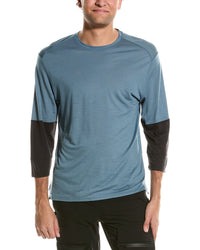Patagonia® Bike Jersey Wool-Blend T-Shirt Blue
