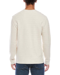 Vince Herringbone French Terry Pullover