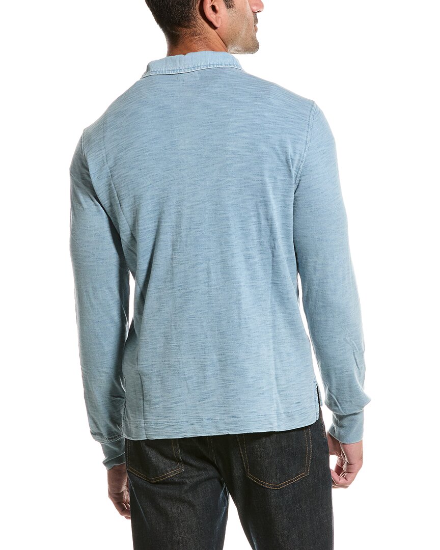 Todd Snyder Bleach Wash Rugby Polo Shirt