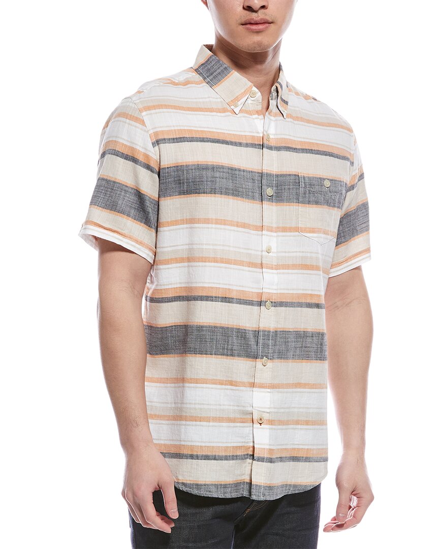 Weatherproof Vintage Country Twill Shirt Brown Multi