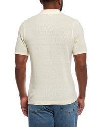 Onia Textured Johnny Collar Polo Shirt