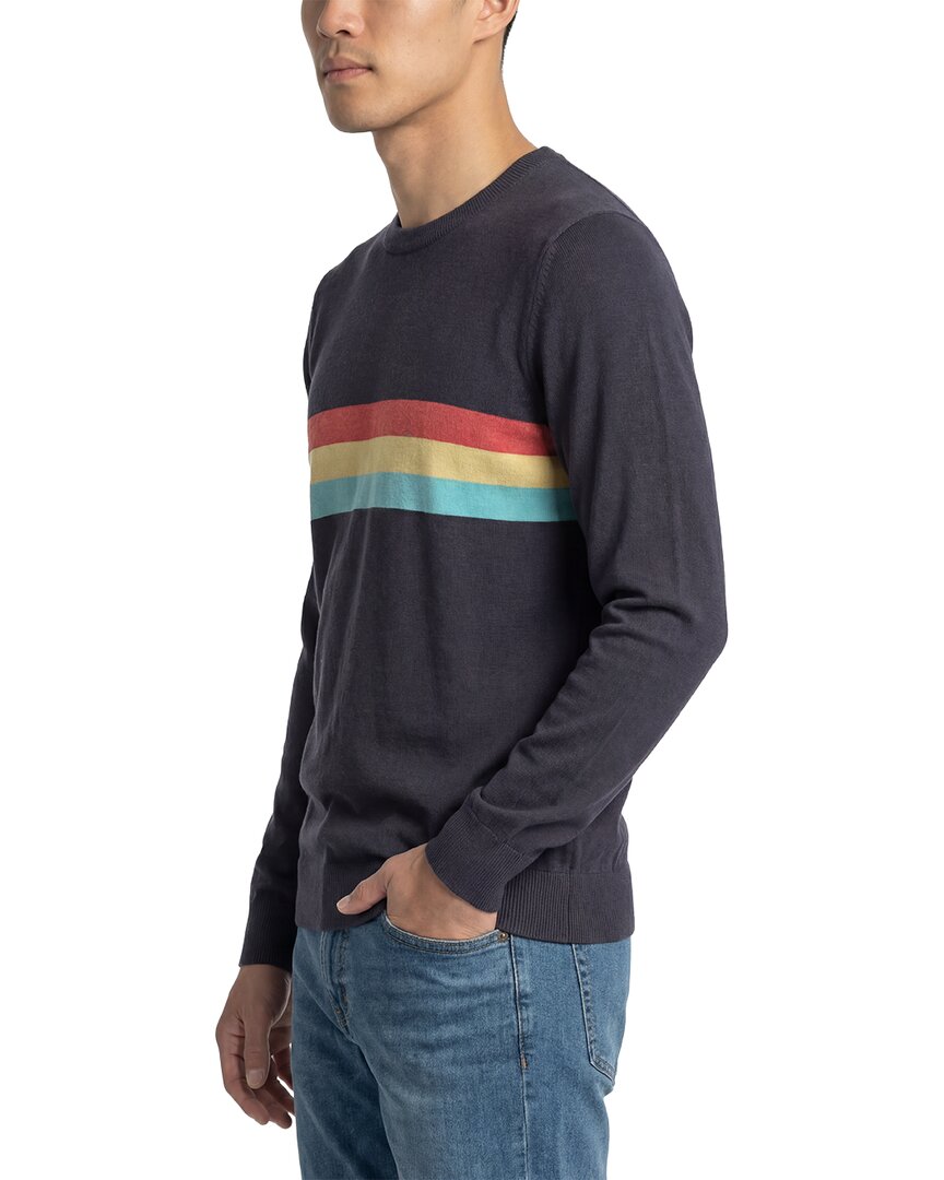 Brooks Brothers Chest Stripe Crewneck Sweater