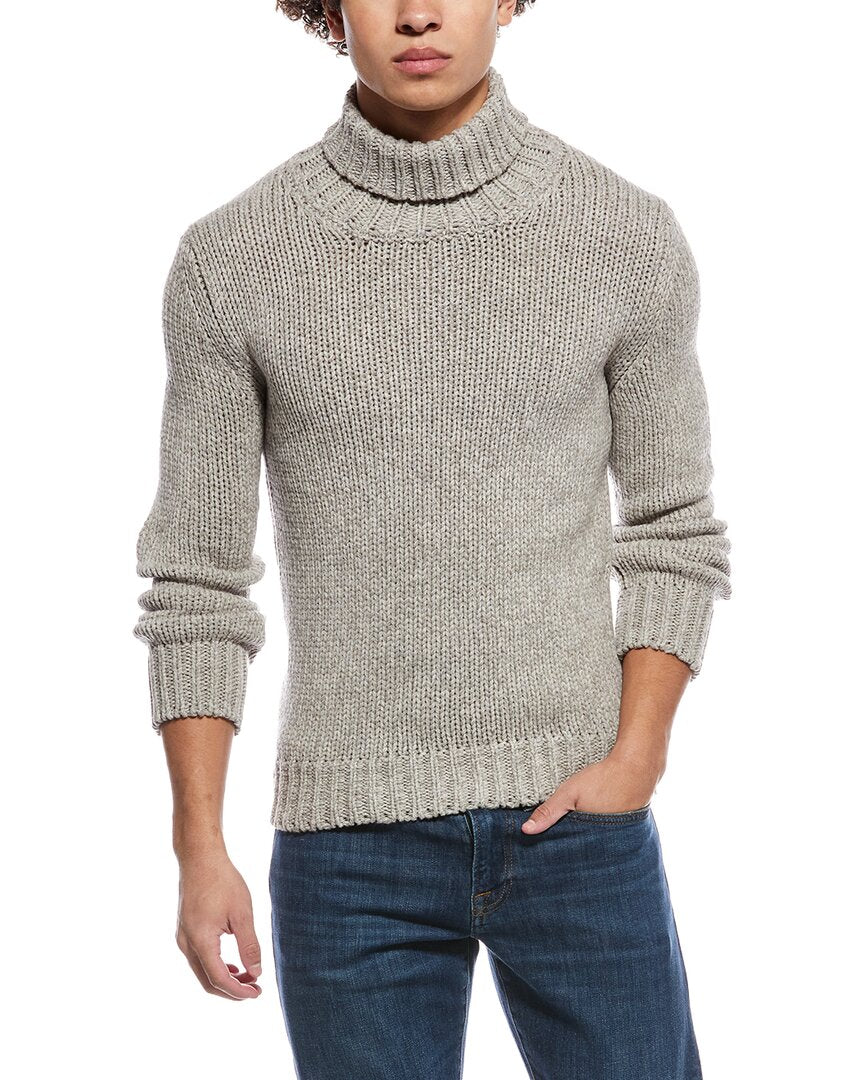Zanone By Slowear Turtleneck Wool & Yak-Blend Sweater