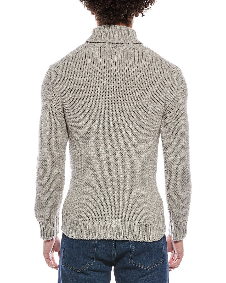 Zanone By Slowear Turtleneck Wool & Yak-Blend Sweater
