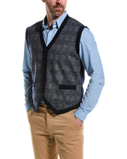 Raffi Wool & Cashmere-Blend V-Neck Vest