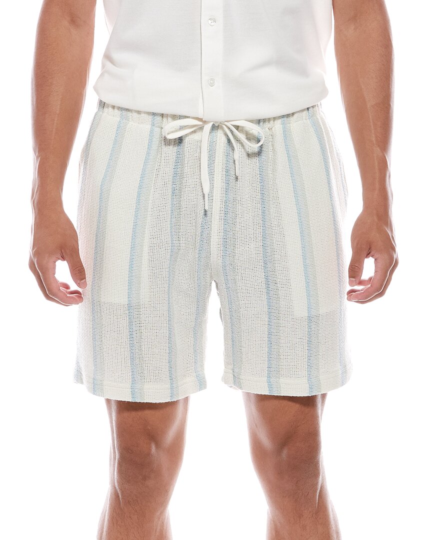 Vintage Summer Basketweave Short 34" Waist White