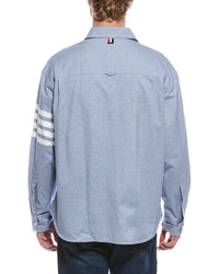 Thom Browne 4 Bar Oversized Shirt