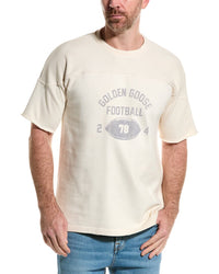 Golden Goose Logo Printed T-Shirt White