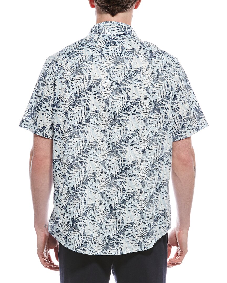 Report Collection Tropical Linen-Blend Shirt