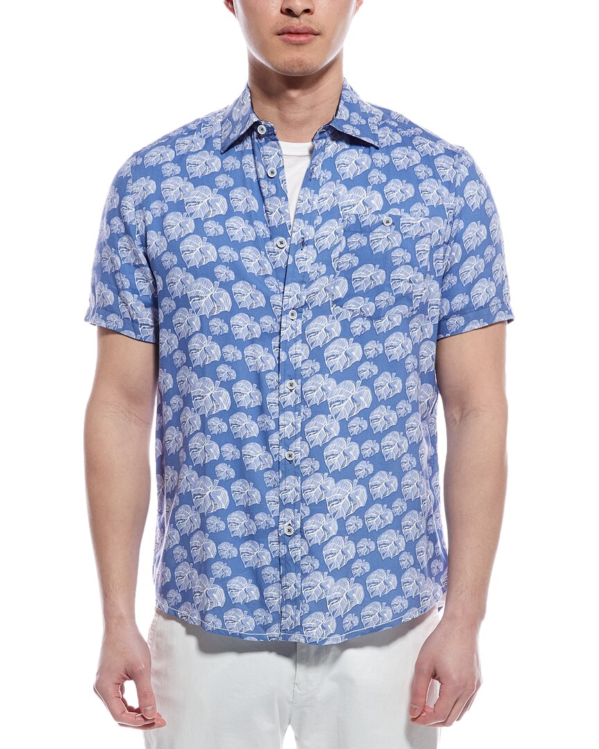 Report Collection Woven Shirt Blue