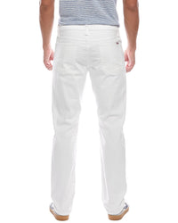 Hudson Jeans Blake White Slim Straight Jean