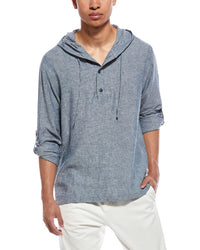 Mr. Swim Linen-Blend Hoodie