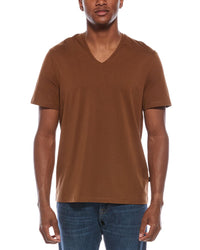 7 For All Mankind Lux Performance T-Shirt Brown Multi