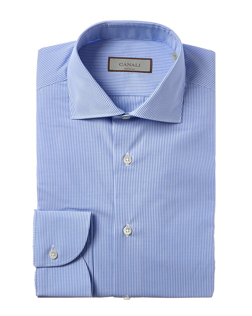 Canali Dress Shirt 35 Blue