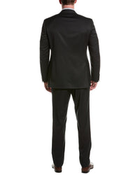 Canali Canali Wool Suit With Flat Front Pant