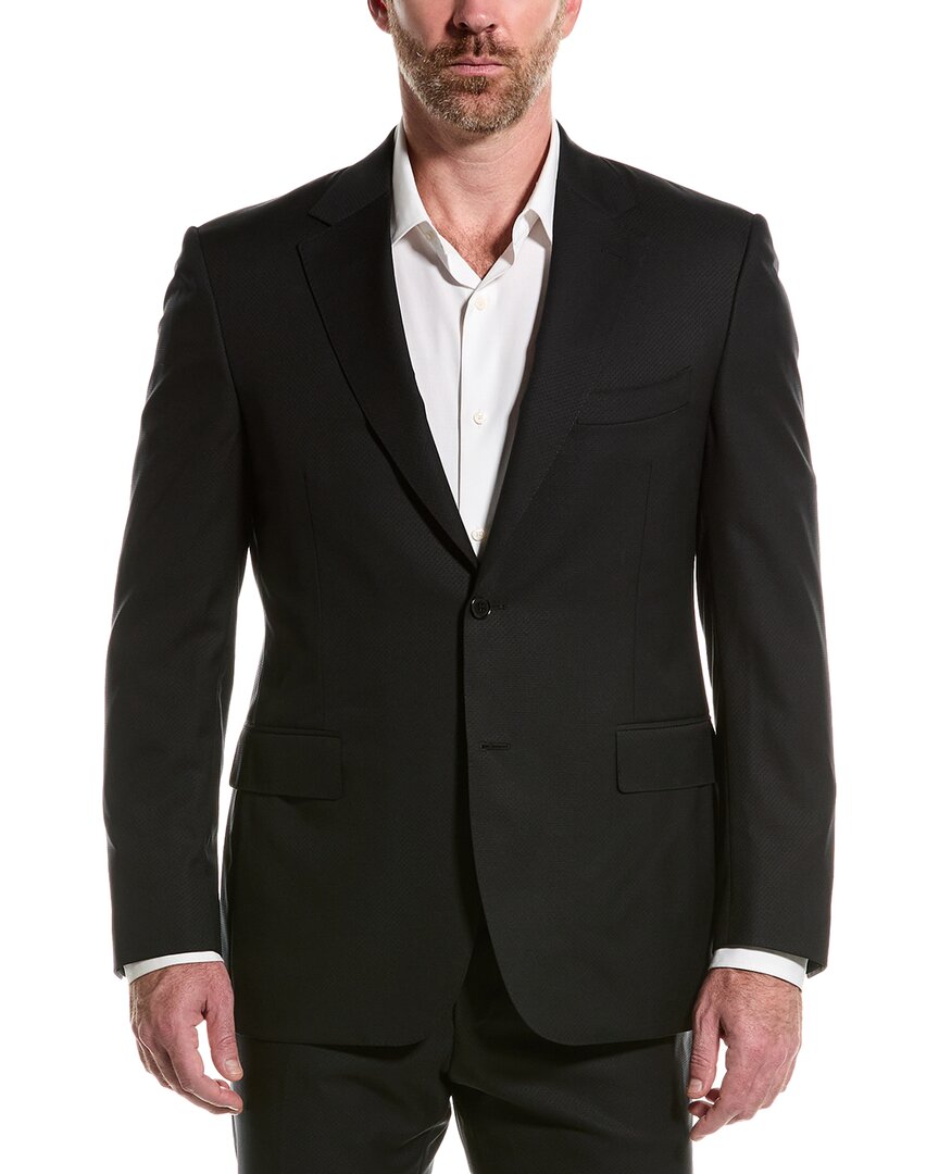 Canali Wool Suit With Flat Front Pant