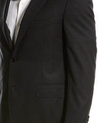 Canali Wool Suit With Flat Front Pant