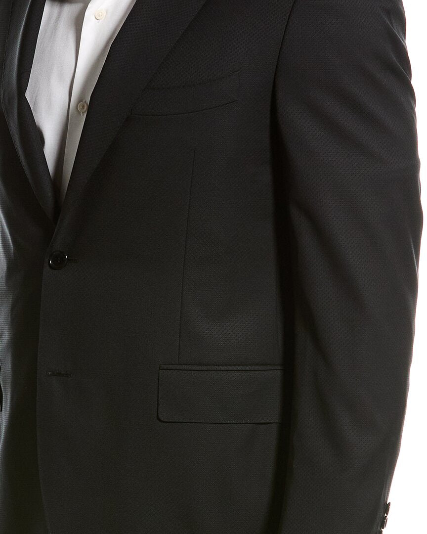 Canali Wool Suit With Flat Front Pant