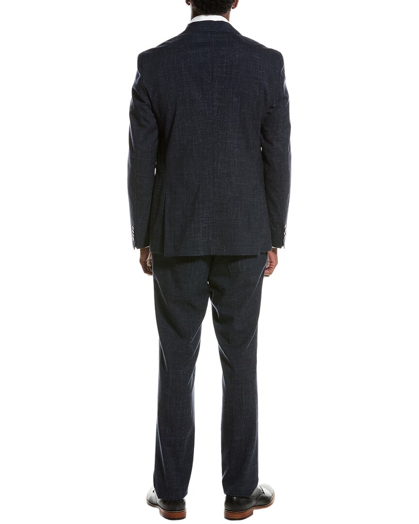 Boss Hugo Boss 2Pc Huge Slim Fit Wool & Linen-Blend Suit