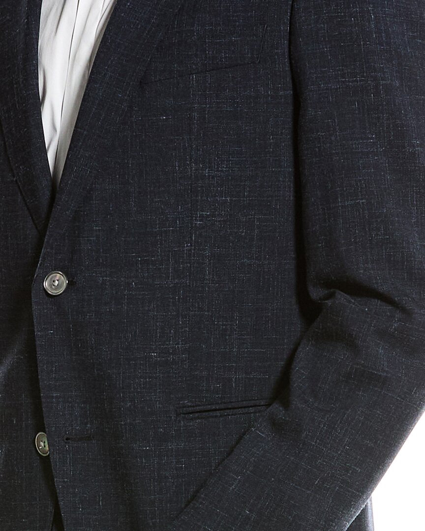 Boss Hugo Boss 2Pc Huge Slim Fit Wool & Linen-Blend Suit
