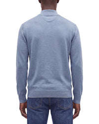 Raffi Jersey 1/4-Zip Mock Neck Sweater
