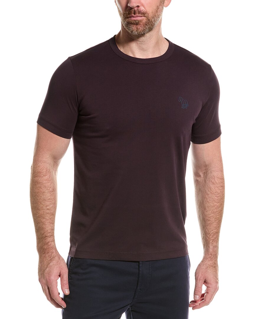 Ps By Paul Smith Zebra Stripe Regular Fit T-Shirt