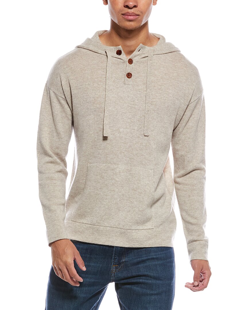 Brodie Cashmere Brodie Cashmere Classic Wool & Cashmere-Blend Hoodie