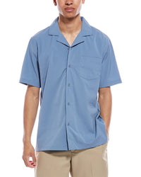 Vintage 1953 Metal Vent Staple Shirt Blue