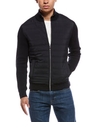 Reiss Reiss Trainer Quilted Hybrid Wool-Blend Jacket