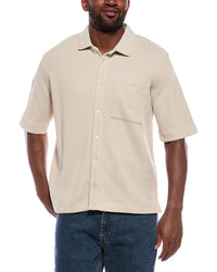 Atm Anthony Thomas Melillo Waffle Button-Down Shirt