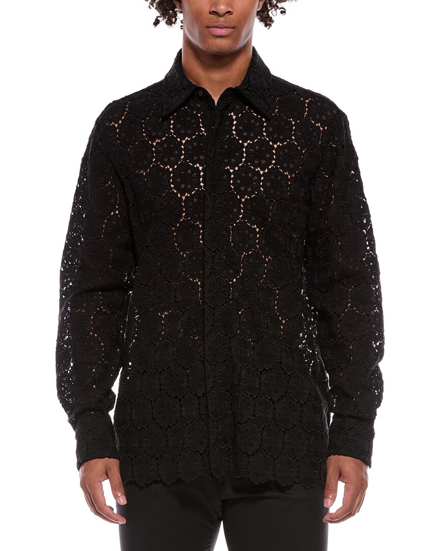 Valentino Valentino Embroidered Lace Shirt