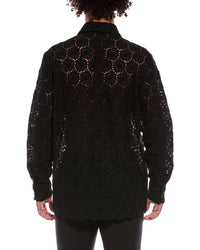 Valentino Valentino Embroidered Lace Shirt