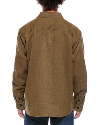 TODD SNYDER Todd Snyder Woolrich Linen, Wool, & Cashmere-Blend Overshirt